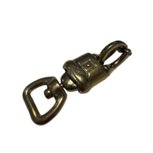 Moschettone antipanico ottonato - ULTIMO PEZZO -