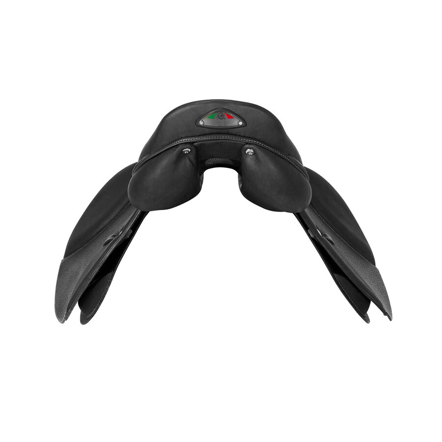 Sella da salto kc race 2.6 professional con arcione in kevlar-carbonio comfort - immagine 3