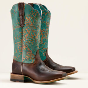 Frontier Farrah Wide Square Toe Western Boot