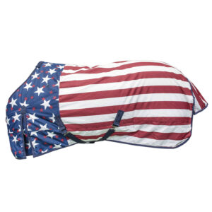 Coperta western 300 gr da paddock modello Niagara USA flag