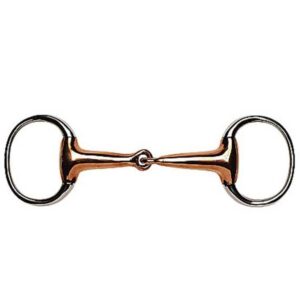 Filetto ad oliva in acciaio inox, cannone in rame spessore 21 mm