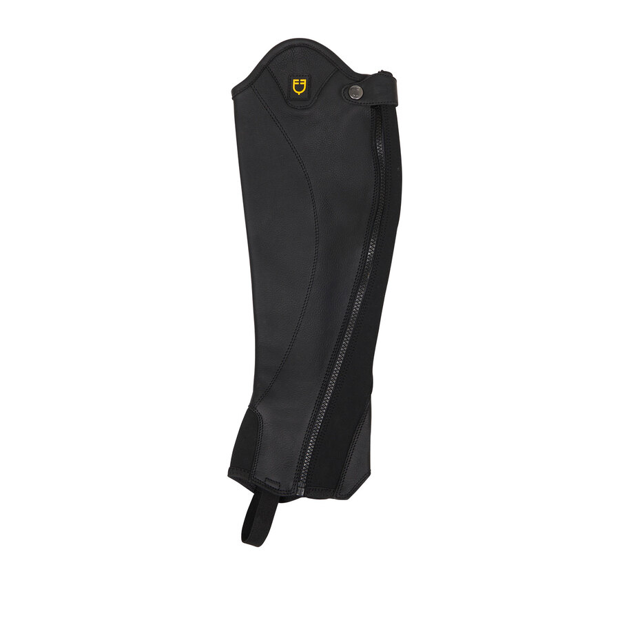 Ghette unisex in morbido cuoio con cerniera laterale