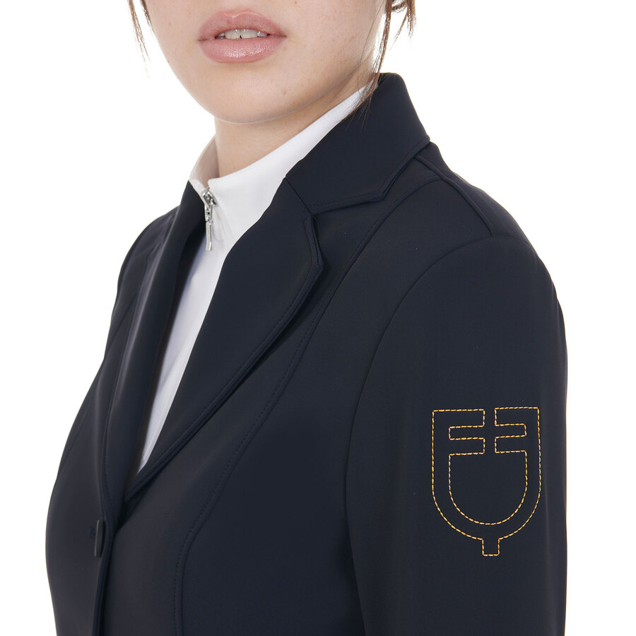 Giacca donna da concorso con logo ricamato a contrasto - immagine 4