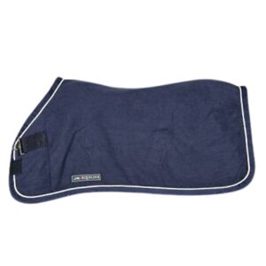 Coperta da passeggio in microfibra con cinghie Albert - ULTIMI PEZZI - color NAVY