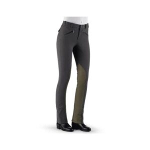 Pantalone da donna in microfibra e pelle jodphur -ultimi pezzi-