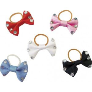 Fiocchetti in raso con strass