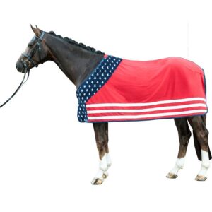 Coperta in pile -Stars & Stripes- ULTIMO PEZZO 165 cm