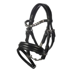 Briglie in pelle - Hobby Horsing - colore NERO