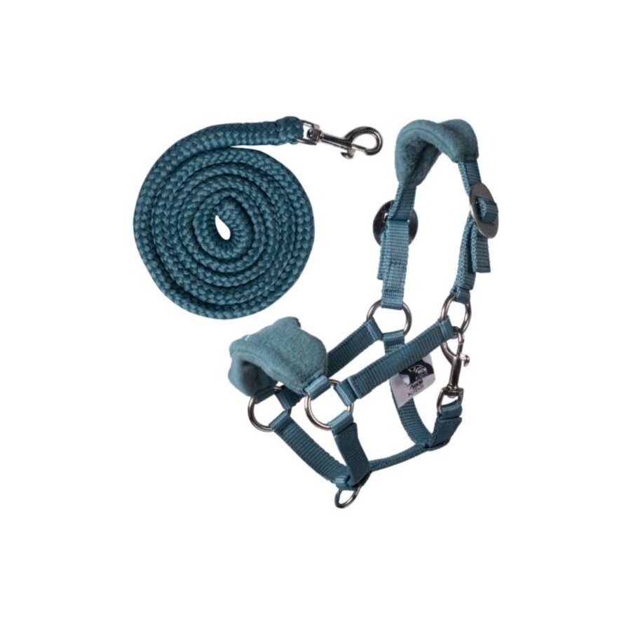 Cavezza con imbottitura in pile + lunghina per Hobby Horsing - immagine 3