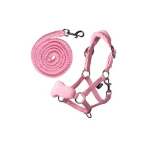 Cavezza con imbottitura in pile + lunghina per Hobby Horsing