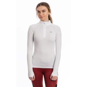 Camicia da competizione a manica lunga con inserti mesh - ULTIMI PEZZI - colore BIANCO