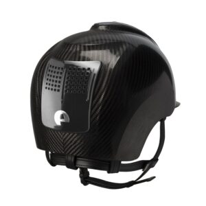 Casco in carbonio matt opaco ultraleggero con tre inserti in alluminio