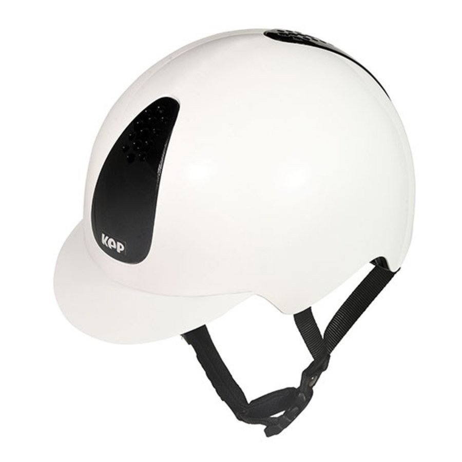 Keppy bianco con griglia nera