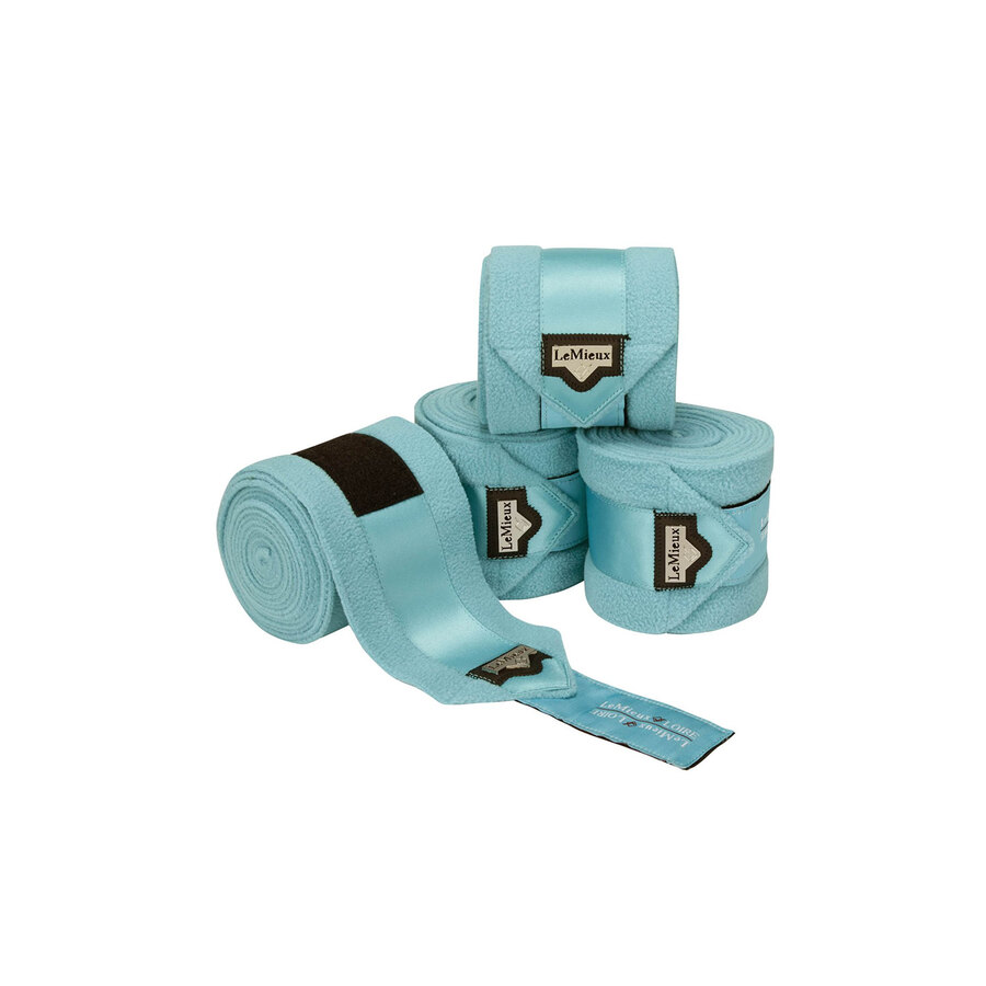 Loire satin polo bandages sage large set of 4