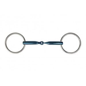 Eco blue loose rings single jointed bit