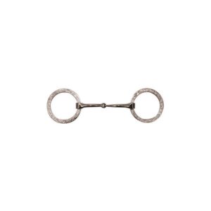 Filetto western metalab in alluminio ad anelli lavorati con strass