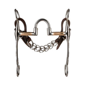 Morso correttivo bf con barre in rame e aste medie decorate 11mm