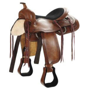 Sella Western 2216 con lavorazione border stamp