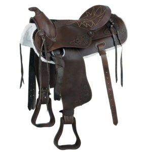Sella western pony modello 115 seggio da 10 pollici