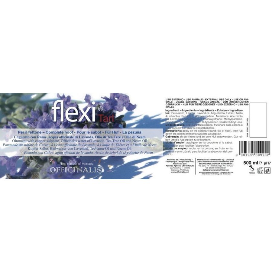 Flexi tarl 500 ml con proprieta' antisettiche e antifungine - indicato nel trattamento del Tarlo dello zoccolo - immagine 2