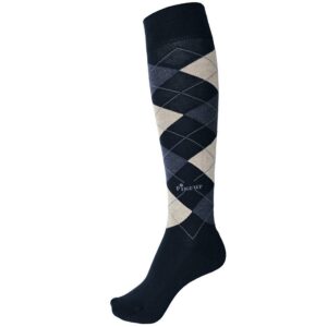 Calzini a rombi con scritta Kids