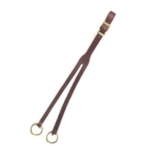 Forchetta con anelli in cuoio