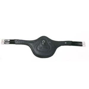 Sottopancia pararamponi in neoprene e pelle ingrassata con doppi elastici e imbottitura in elastolen