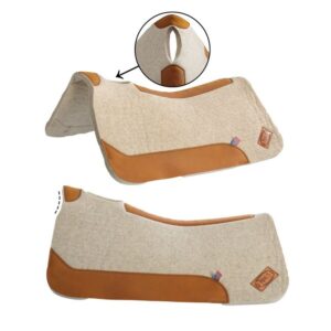 3/4 sottosella western in feltro di lana 30x32