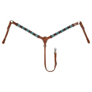 Pettorale western con perle navajo