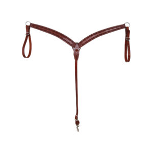 Pettorale western con lavorazione Barbwire