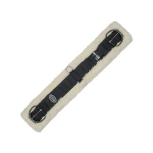 Sottopancia in pura lana con fibbie inox