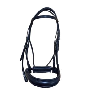 Briglia da dressage completa di doppia redine in cuoio - ULTIMO PEZZO -