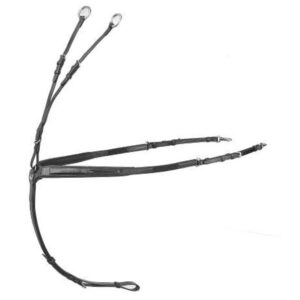 NEW EVO Pettorale Sport Fancy Stitching a due punte con martingala