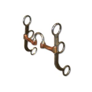 Morso bob avila avb-121 correctional inox con imboccatura in rame e aste piatte