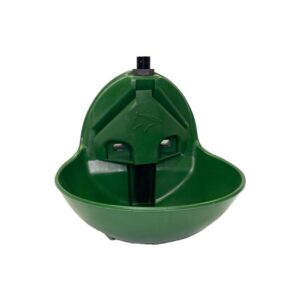 Abbeveratoio a richiesta verde in plastica made in italy