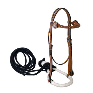Bosal con testiera e mecate