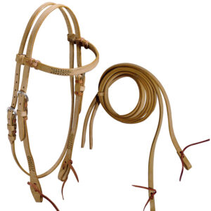 Briglia western con redini