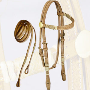 Briglia western con redini
