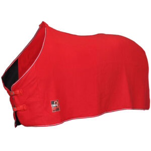 Coperta in pile con 2 fibbie