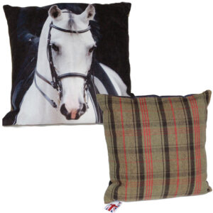 Cuscino con stampa cavallo