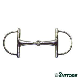 Filetto a D snodato in acciaio inox 23 mm