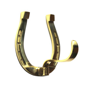Ferro di cavallo ottone lucido