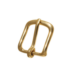Fibbia in ottone lucido