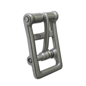 Fibbia sottopancia inox 26 mm con molla
