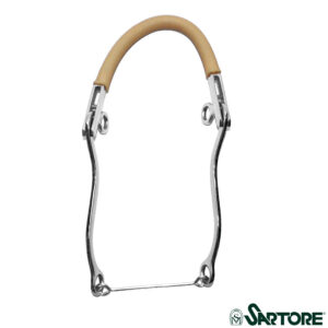 Hackamore gomma e acciaio inox