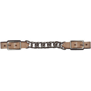 Sottobarbozzale cuoio con catena