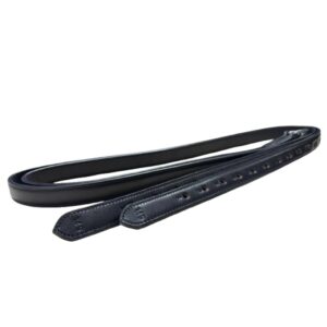 Staffili in cuoio - ULTIMI PEZZI - misura 145 cm colore NERO