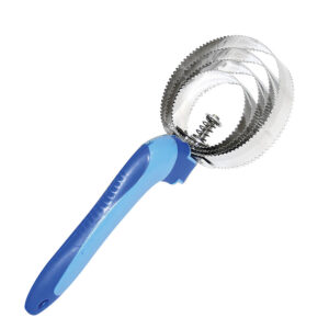 Striglia inox manico bicolore