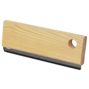 Striglia in legno con lama 165 x 58 mm