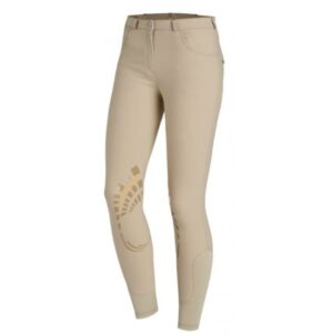 Pantaloni equitazione donna Libra grip
